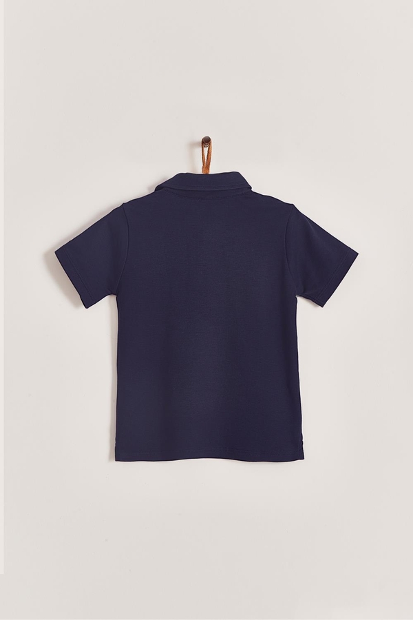Remera Polo Manga Corta College
